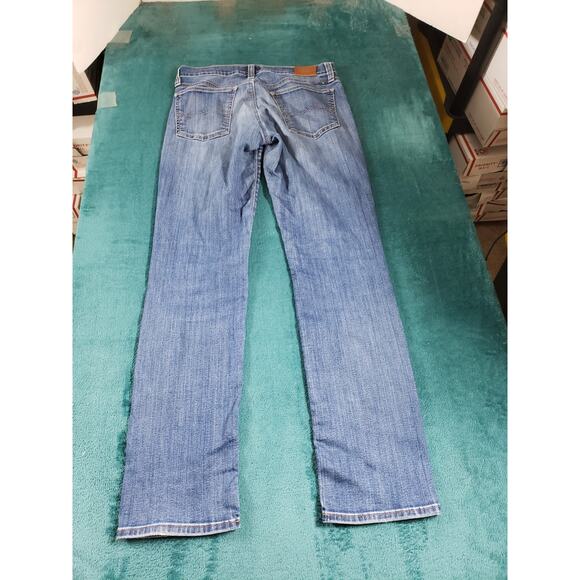 Lucky Brand Jeans Size 2 Womens Blue Stretch Medium Wash Mid Rise Sweet Straight - Picture 11 of 13